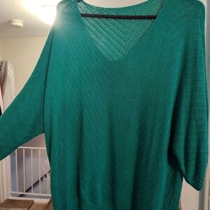 Women's 3/4 Sleeve Pullover Knit Sweater